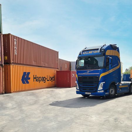 Ein einzelner LKW in unserem Fuhrpark
